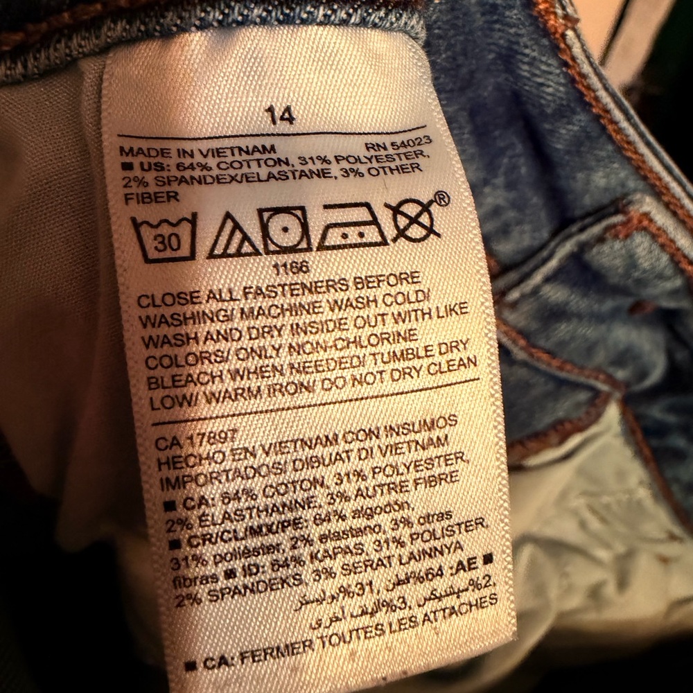 EUC Old Navy Dark Wash Rockstar Super Skinny Jeans - Picture 10 of 10